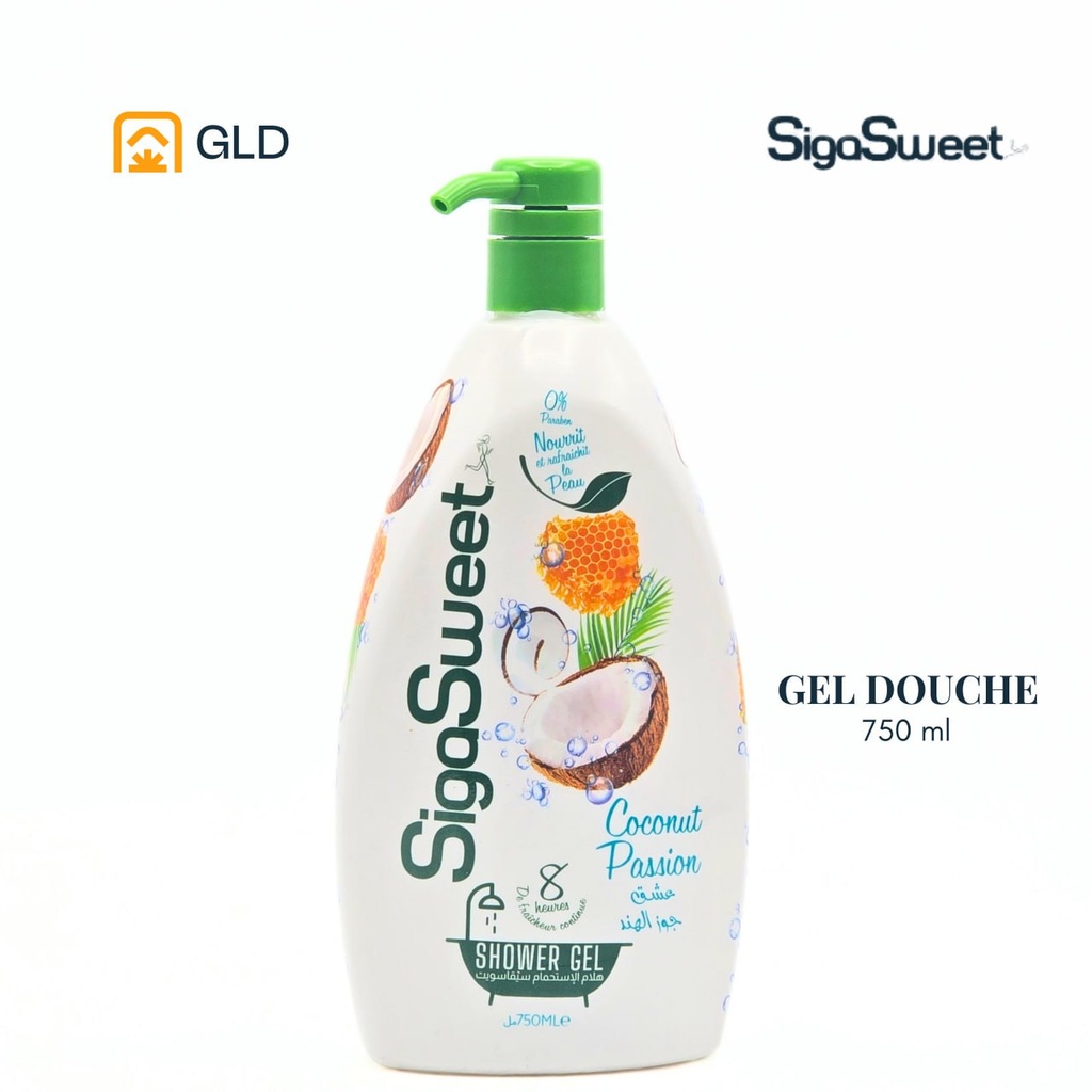 Sigasweet Shower Gel Coconut Passion 750 Ml