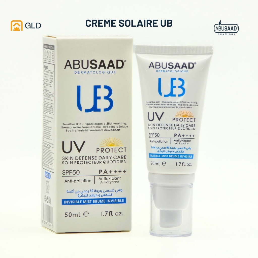 Creme solaire Abusaad Avec Pompe UB CS0010 50Ml