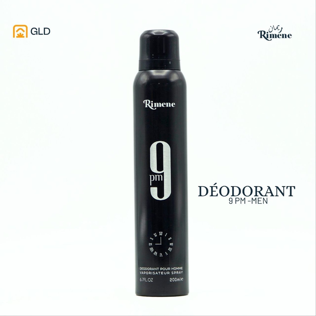 Deodorant Rimene 9 PM Men Standard 200 Ml 