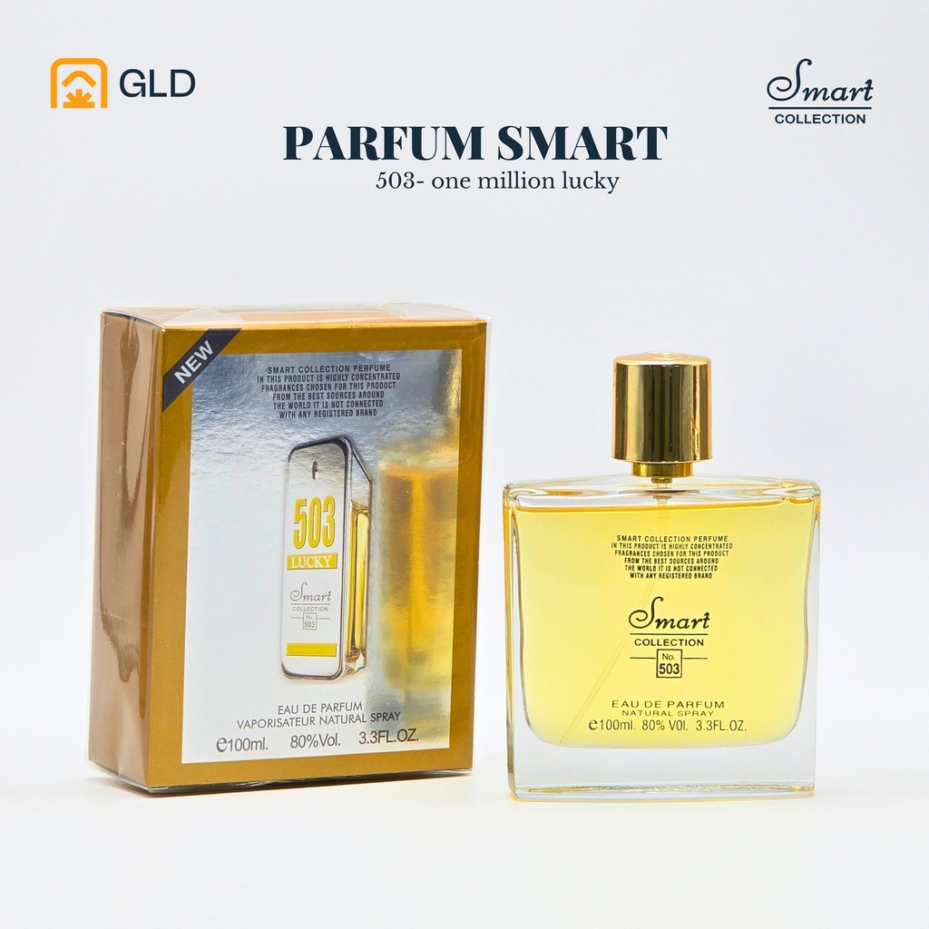 Eau De toilette Smart Collection Men N°503 One Million Lucky 100 Ml