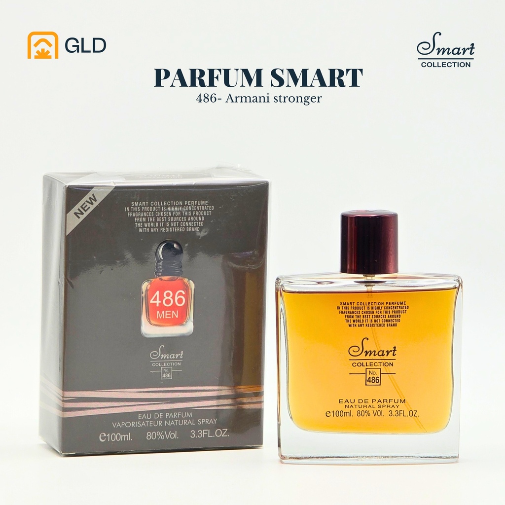 Eau De toilette Smart Collection Men N°486 Stronger With You 100 Ml