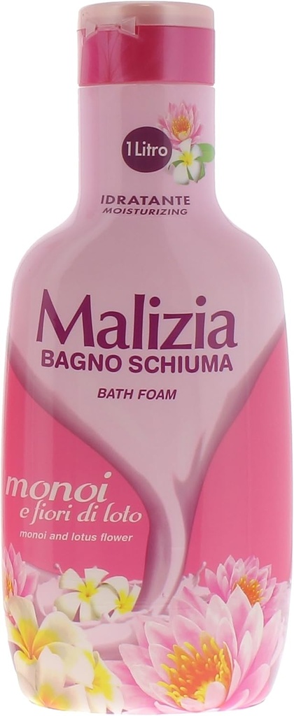 Gel Douche Malizia Monoi Et Fleur De Lotus 1 L 