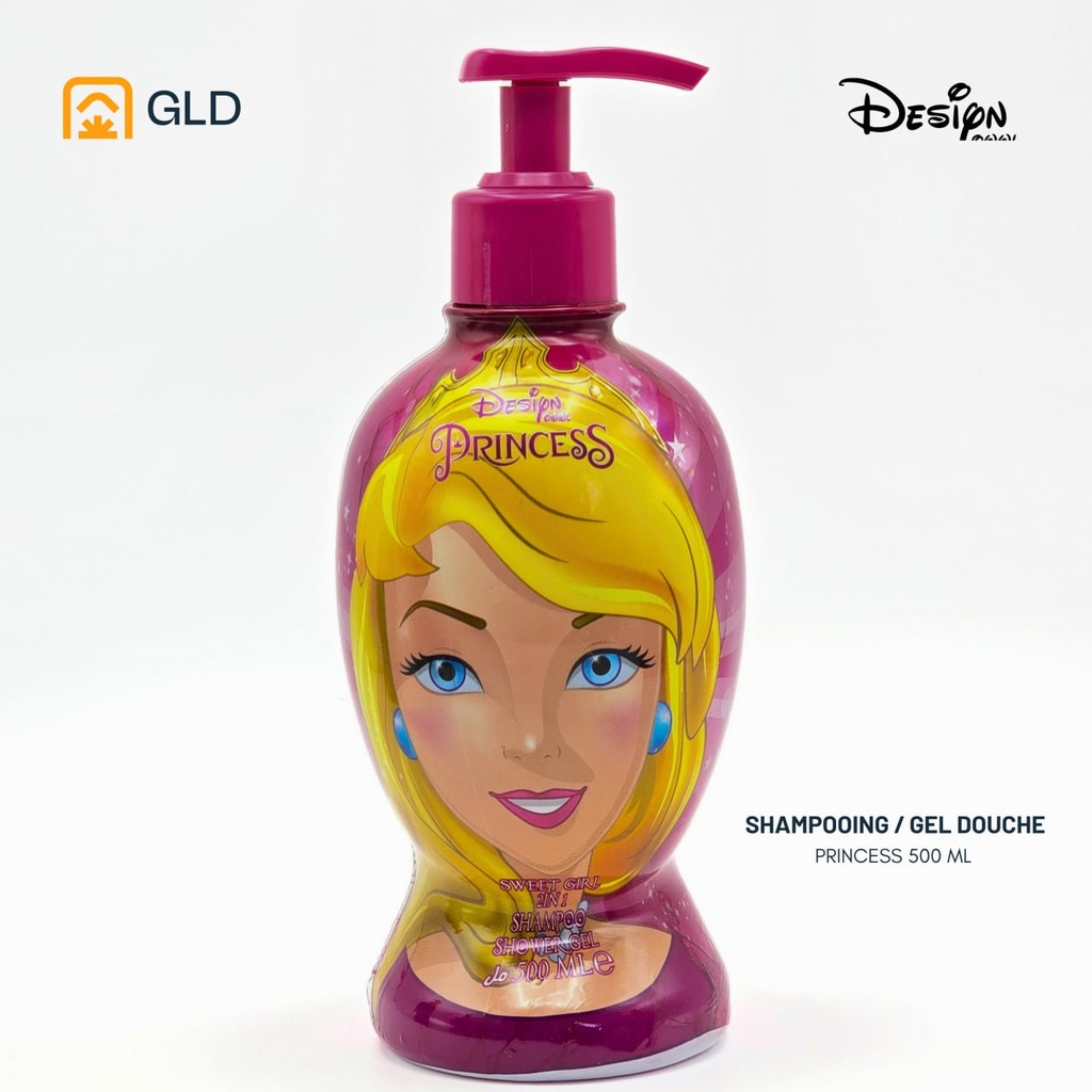 Shampooing + Gel Douche Design Princesse 500ml