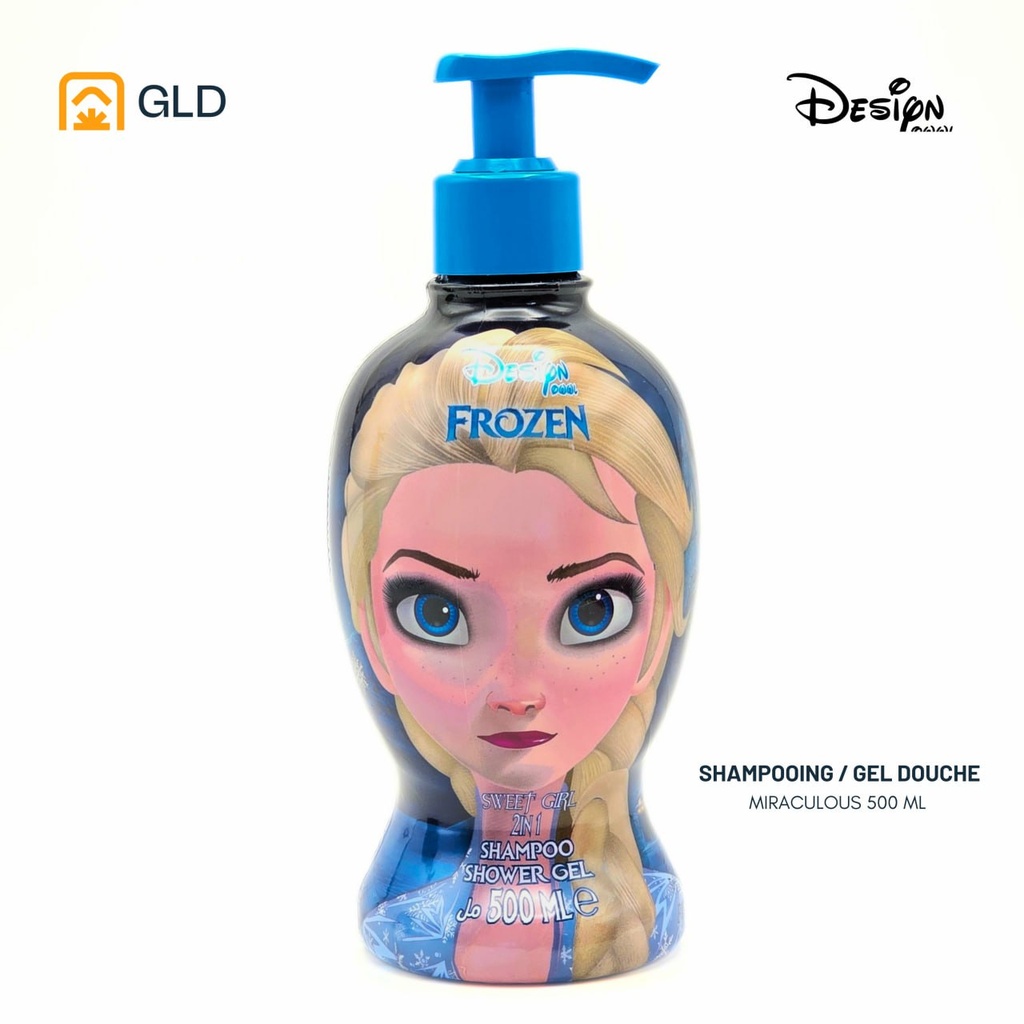 Shampooing + Gel Douche Design Frozen 500ml