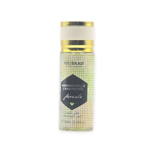 Parfum Pour Corps Abusaad Mademoiselle - L'eau Privée 100 Ml