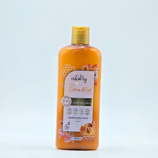 Shampooing Ishany Extra Miel pour Cheveux Gras