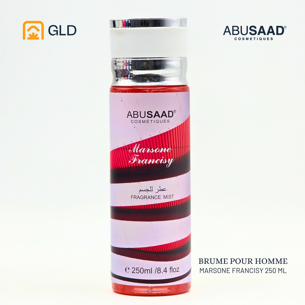 Parfum Pour Corps Homme Abusaad Marsony Francisy 250 Ml  