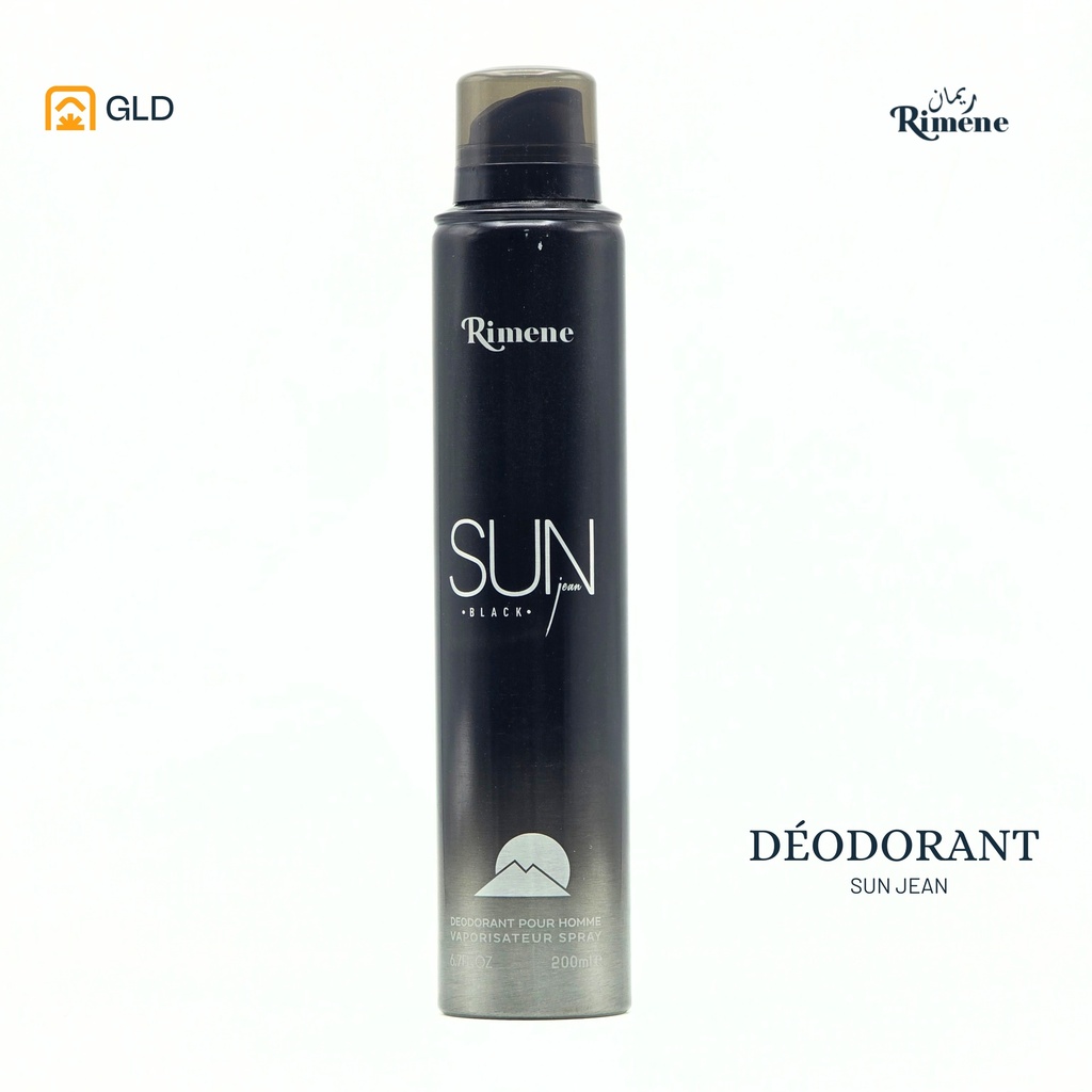 Deodorant Rimene Sun Jean Black Homme 200 Ml