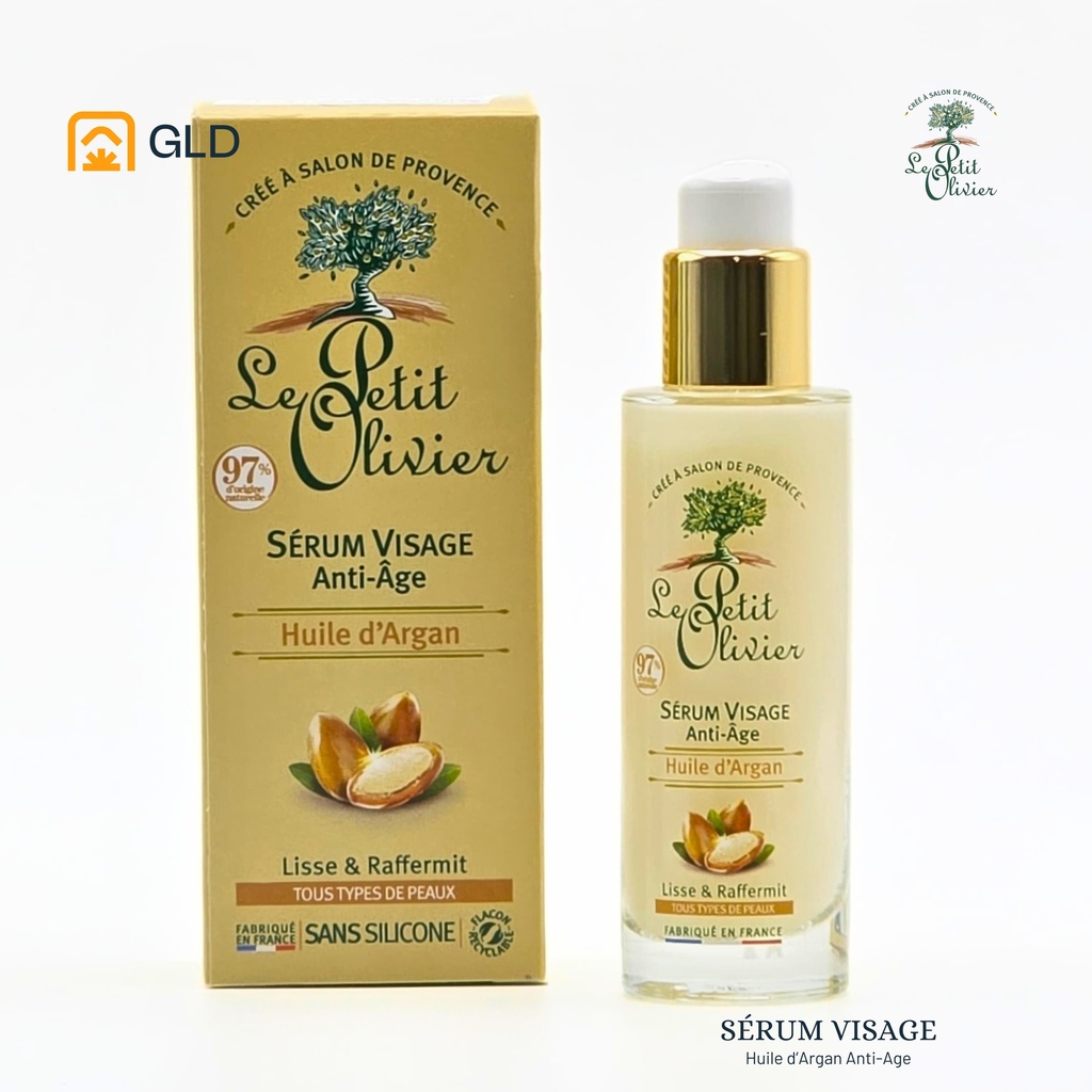 Serum Visage Le Petit Olivier Anti Age Huile d'Argan 30 Ml
