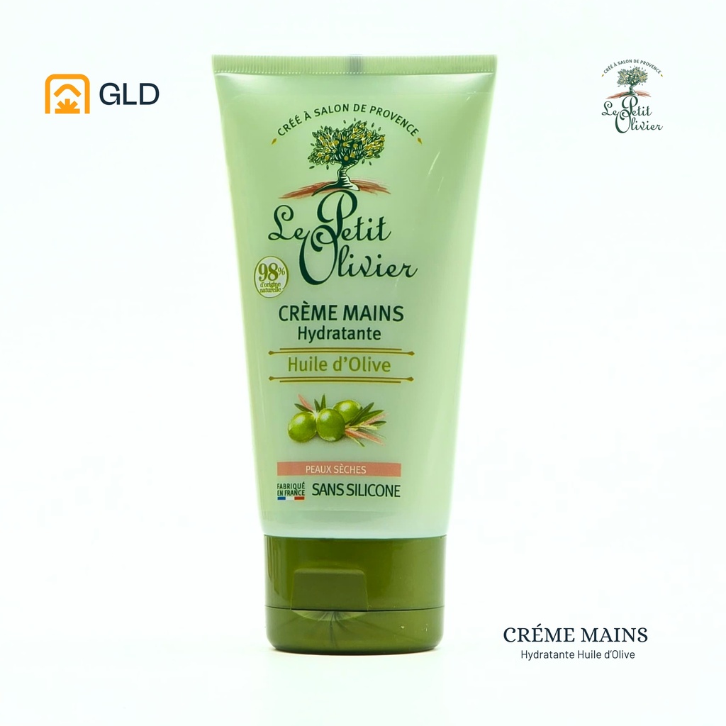 Creme Mains Hydratante Le Petit Olivier Huile d'Olive 75 Ml