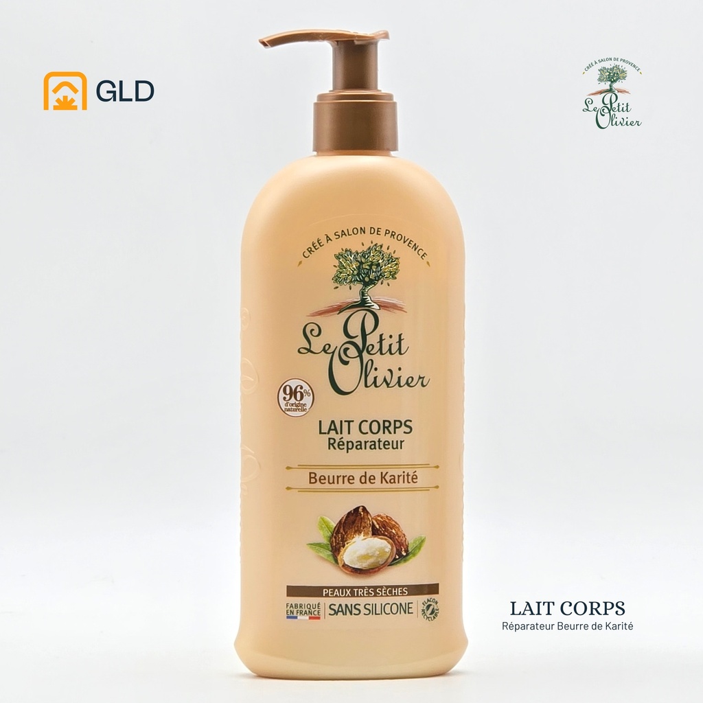 Lait Corps Reparateur Le Petit Olivier Beurre de Karite 250 Ml
