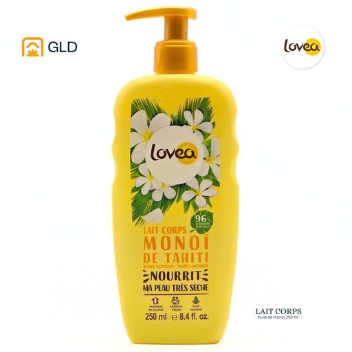 Lait Corps Lovea Monoi De Tahiti 250 Ml