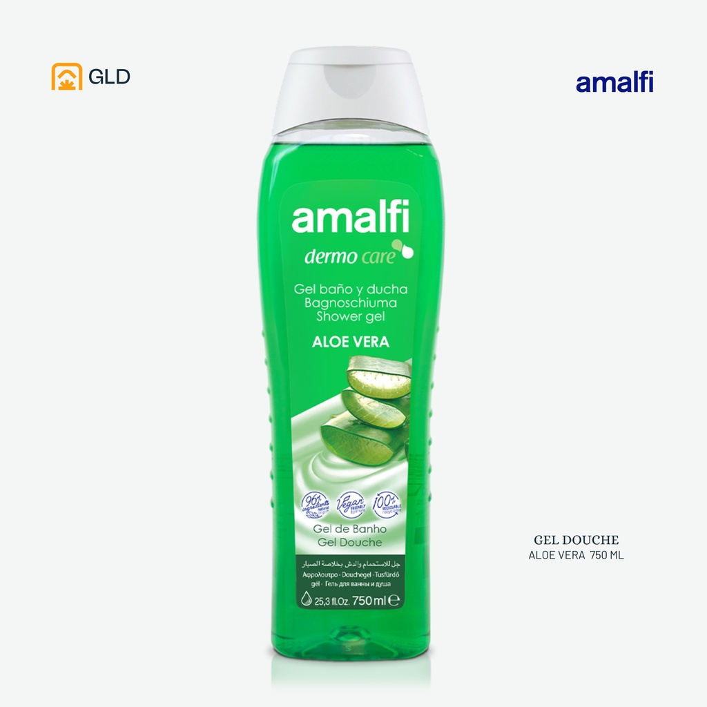 Gel Douche Amalfi Aloe Vera 750 Ml