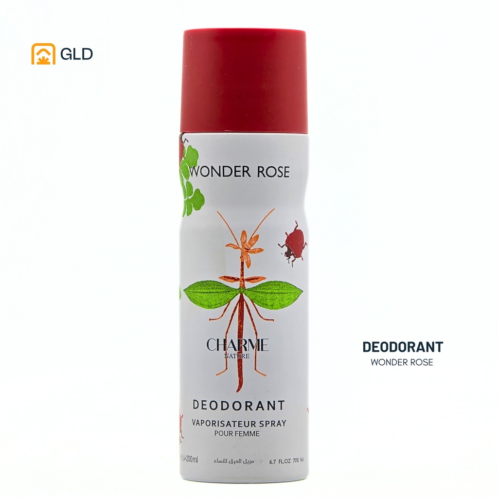 Deodorant Charme Nature Wonder Rose 200 Ml