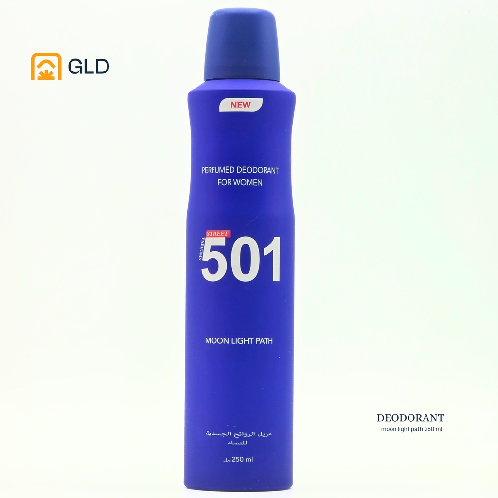 Deodorant 501 Moon Light Path - Bleu Pour Femmes 250 Ml  