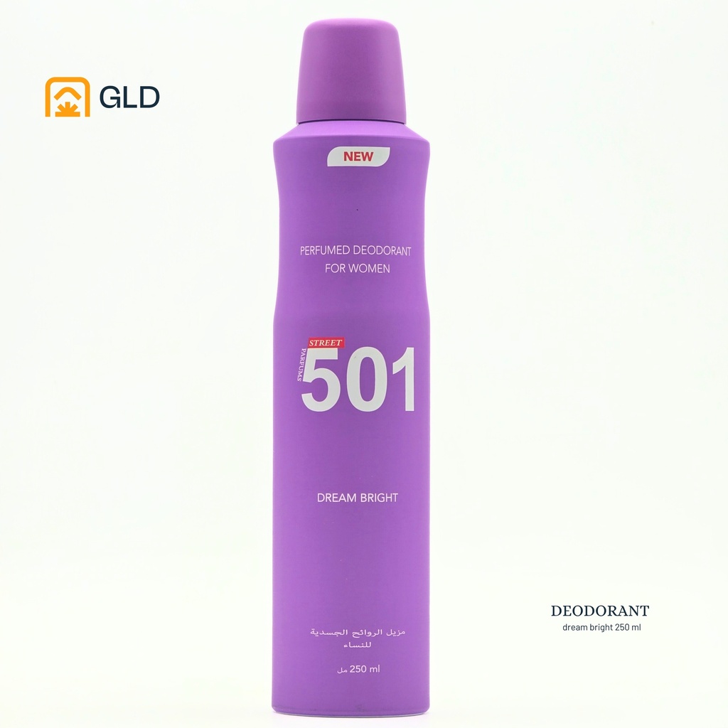 Deodorant 501 Dream Bright - Mauve Pour Femmes 250 Ml   