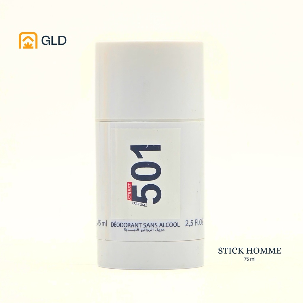 Stick Savon 501 Blanc Pour Homme 75 Ml