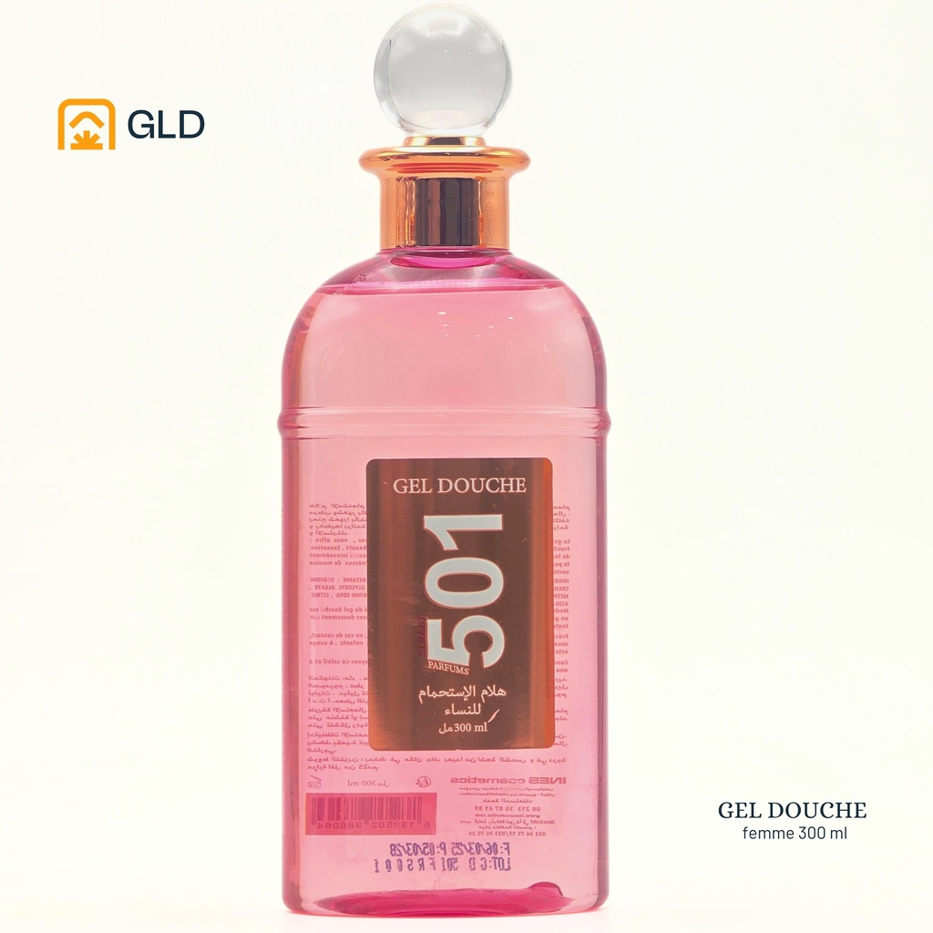 Gel Douche 501 Femme Rose 300 Ml