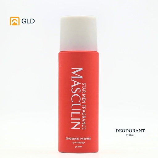 Deodorant Masculin Rouge 200 Ml 