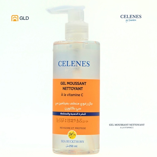 Gel Moussant Nettoyant Celenes Sea Buckthorn Peau Grasse Et Mixte 250 Ml