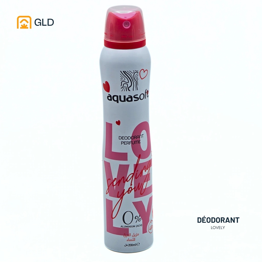 Deodorant Aquasoft Femme Lovely 200 Ml