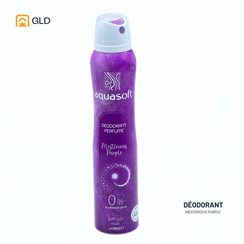 Deodorant Aquasoft Femme Mesterious Purple 200 Ml
