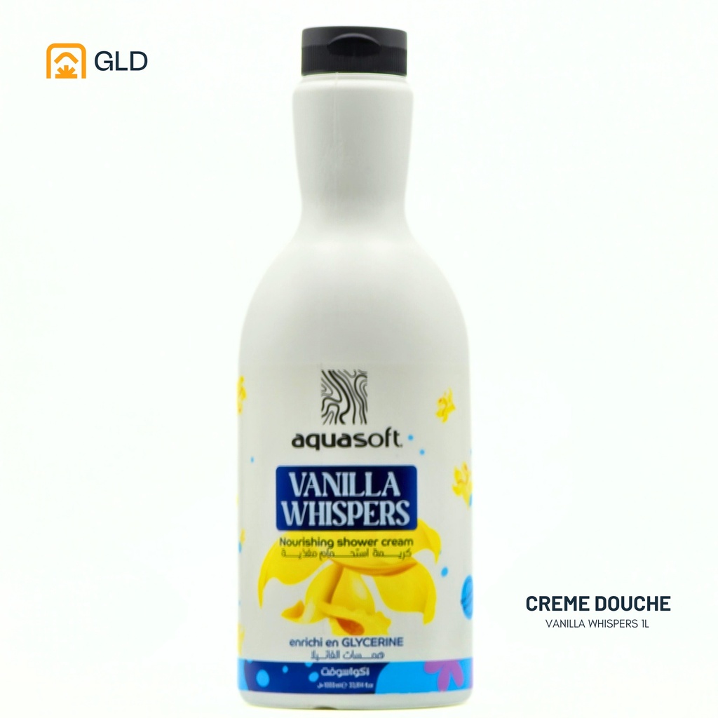 Creme Douche Aquasoft Vanilla Whispers 1000 Ml