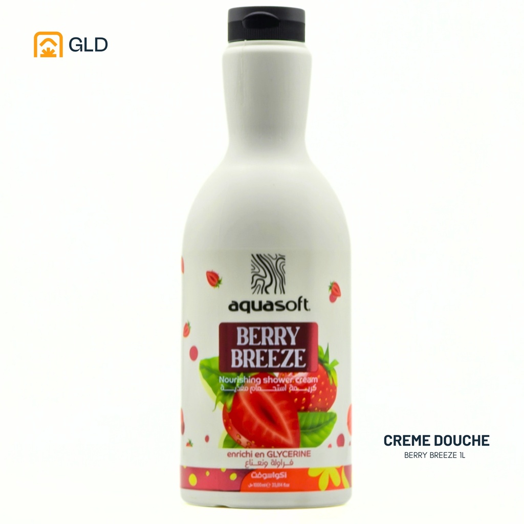 Creme Douche Aquasoft Berry Breeze 1000 Ml