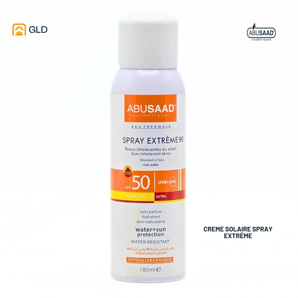 Creme Solaire Spray Abusaad Creme Extrême Eau Thermale CS0009 180Ml 