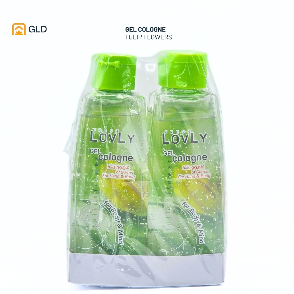 Gel Cologne Fresh Lovly Vert 100 ml  