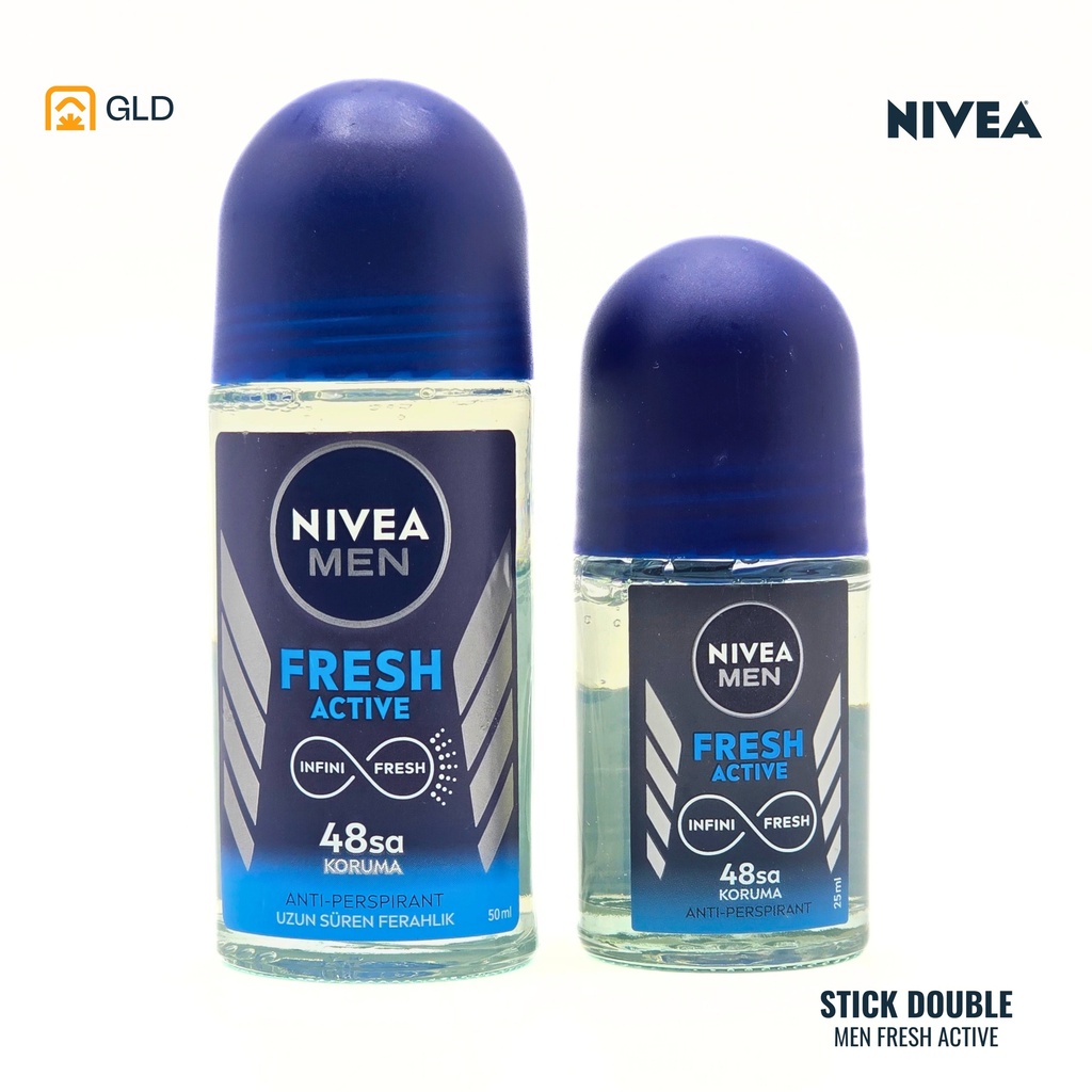 Stick Double Nivea Men Fresh Active