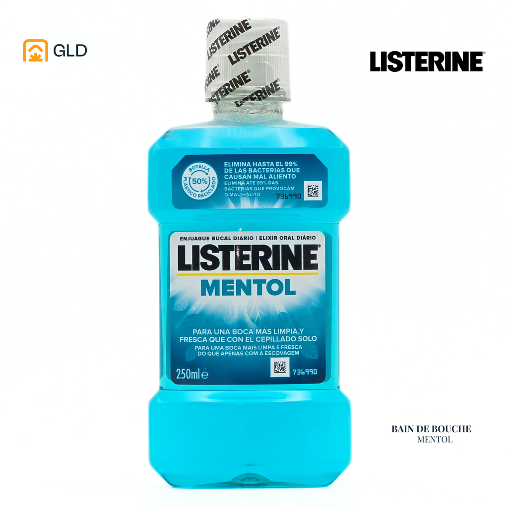 Bain De Bouche Listerine Mentol 250 Ml