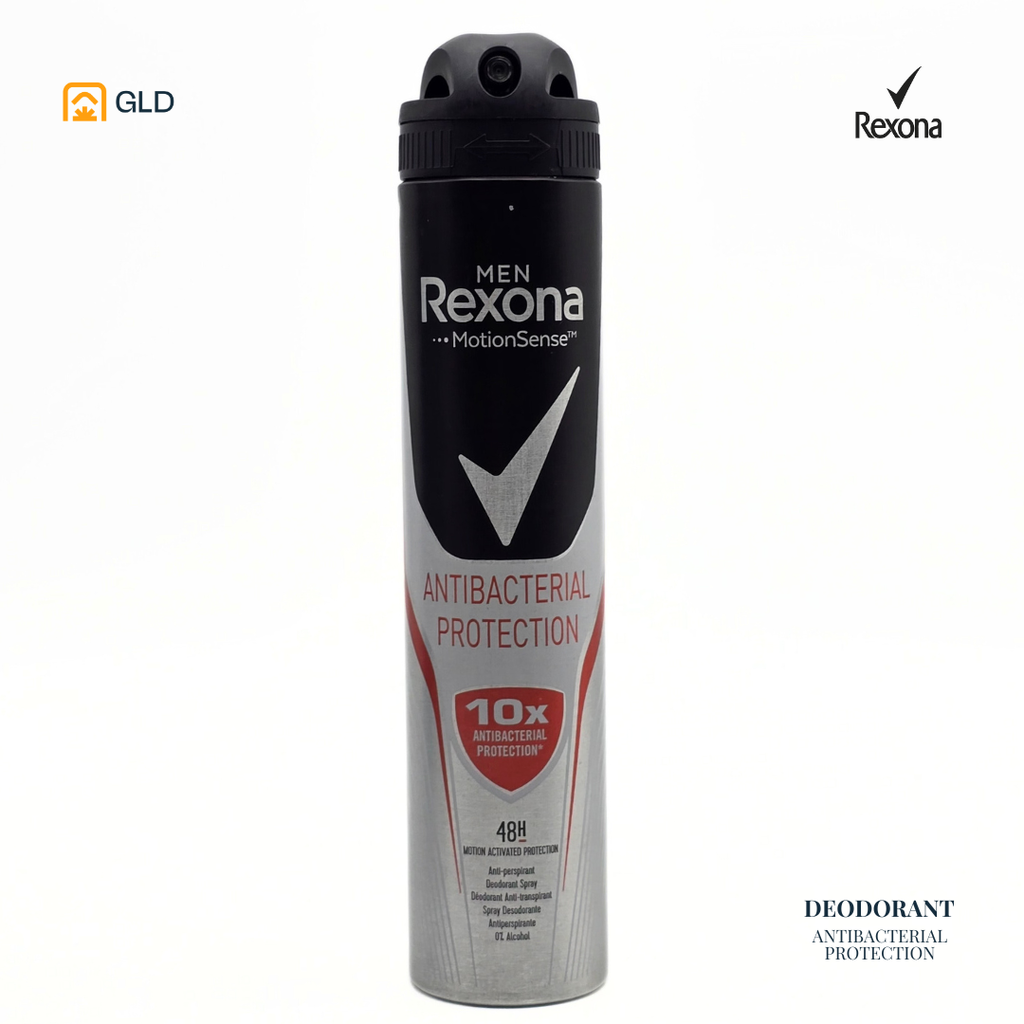 Deodorant Rexona Men Antibacterial Protection 72H 200 Ml