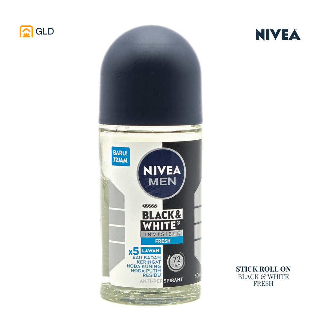 Stick Roll On Nivea Men Black & White Invisible Fresh