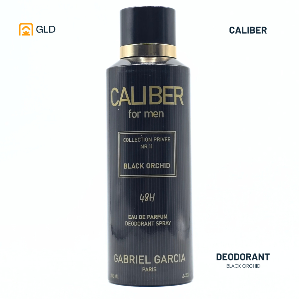 Deodorant Caliber For Men Black Orchid 200 Ml