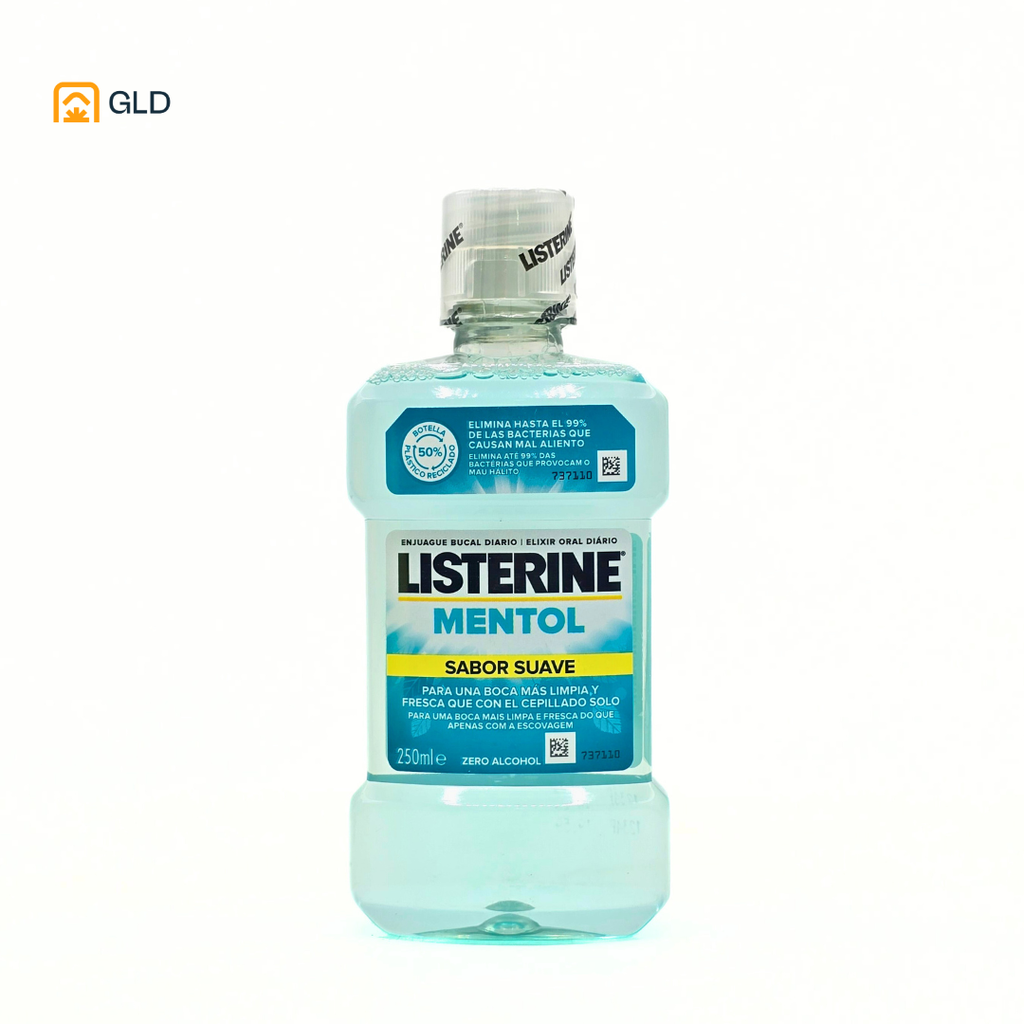 Bain De Bouche Listerine Mentol Sabor Suave 250 Ml