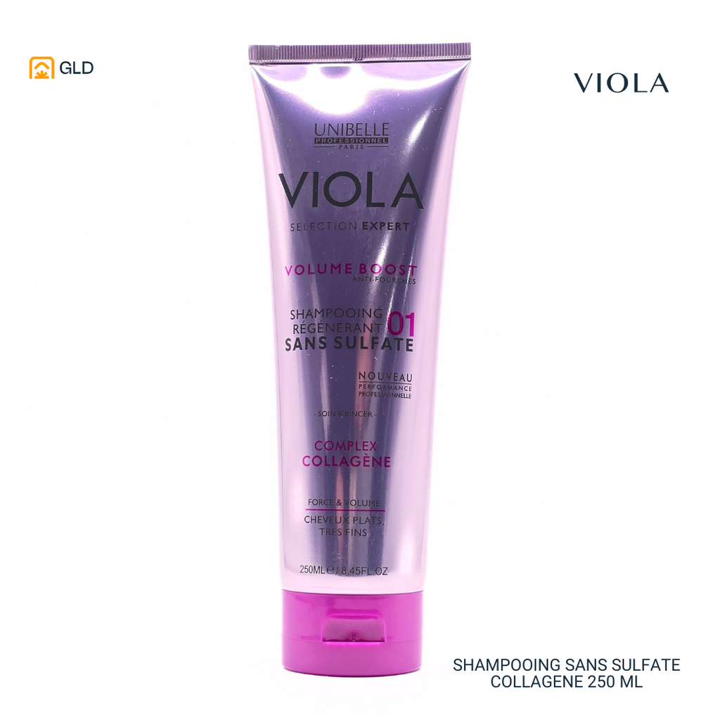Shampooing Sans Sulfate Viola Collagene 250 Ml