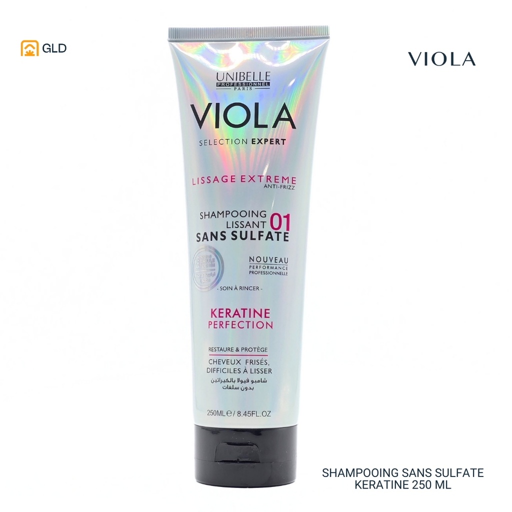 Shampooing Sans Sulfate Viola Keratine 250 Ml