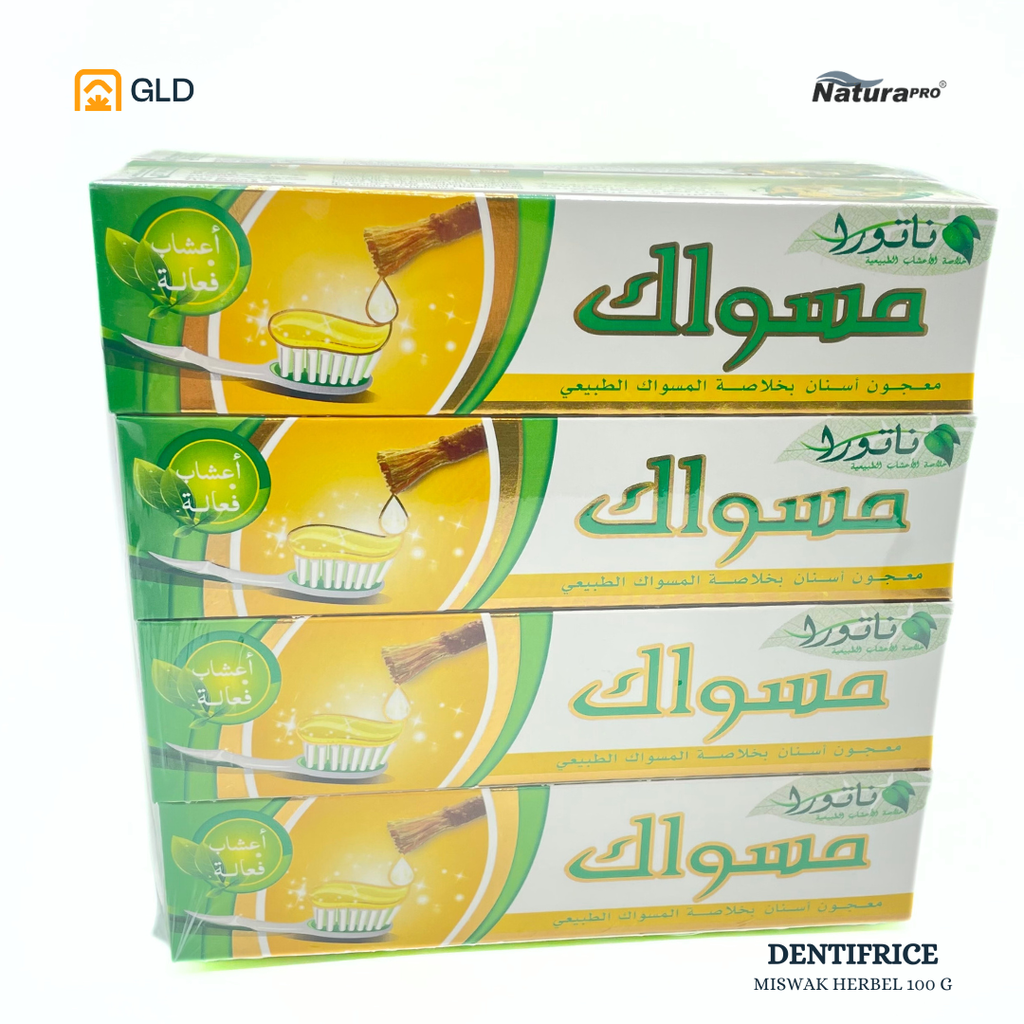 Dentifrice NaturaPro Extra Herbal Miswak 100 Gr