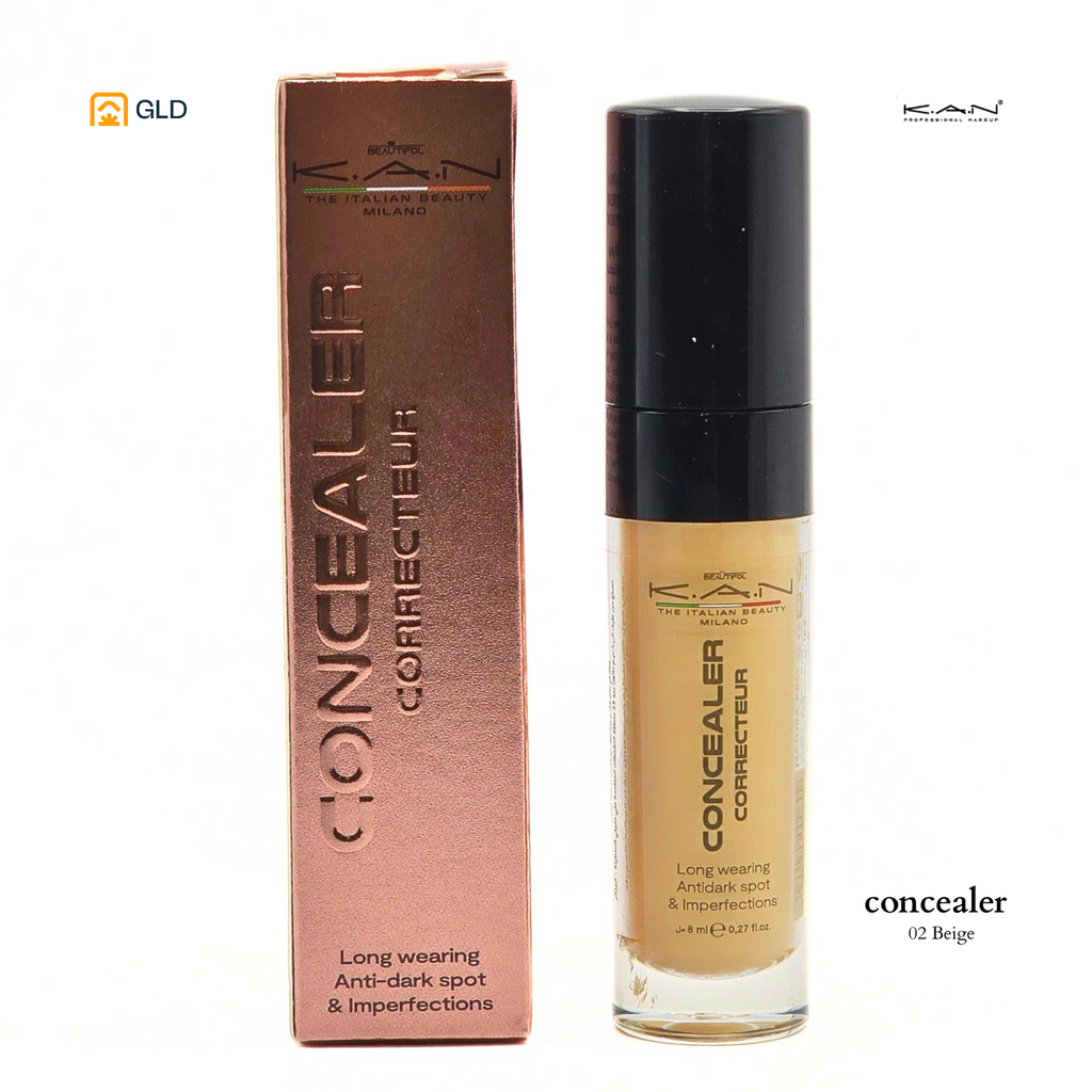 Concealer Correcteur K.A.N Italian Beauty N°02 Beige 08 Ml