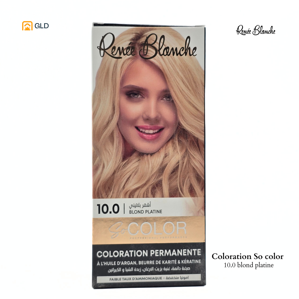 Coloration Capillaire So Color 10.0 Blond Platine