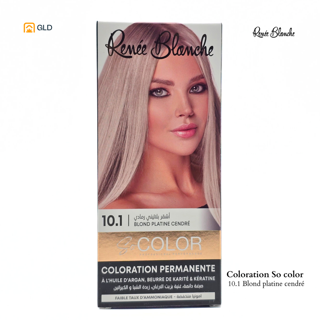 Coloration Capillaire So Color 10.1 Blond Platine Cendré