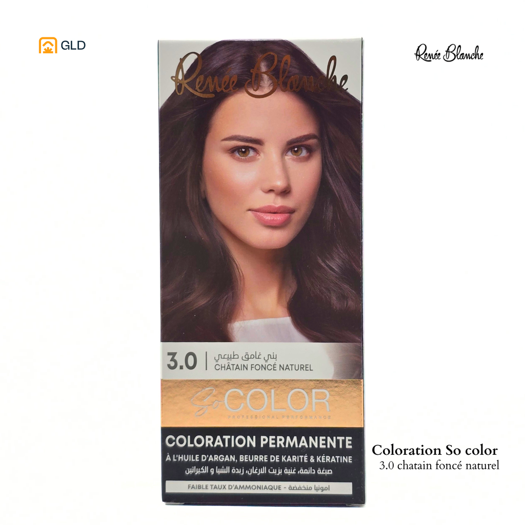 Coloration Capillaire So Color 3.0 Chatain Foncé Naturel