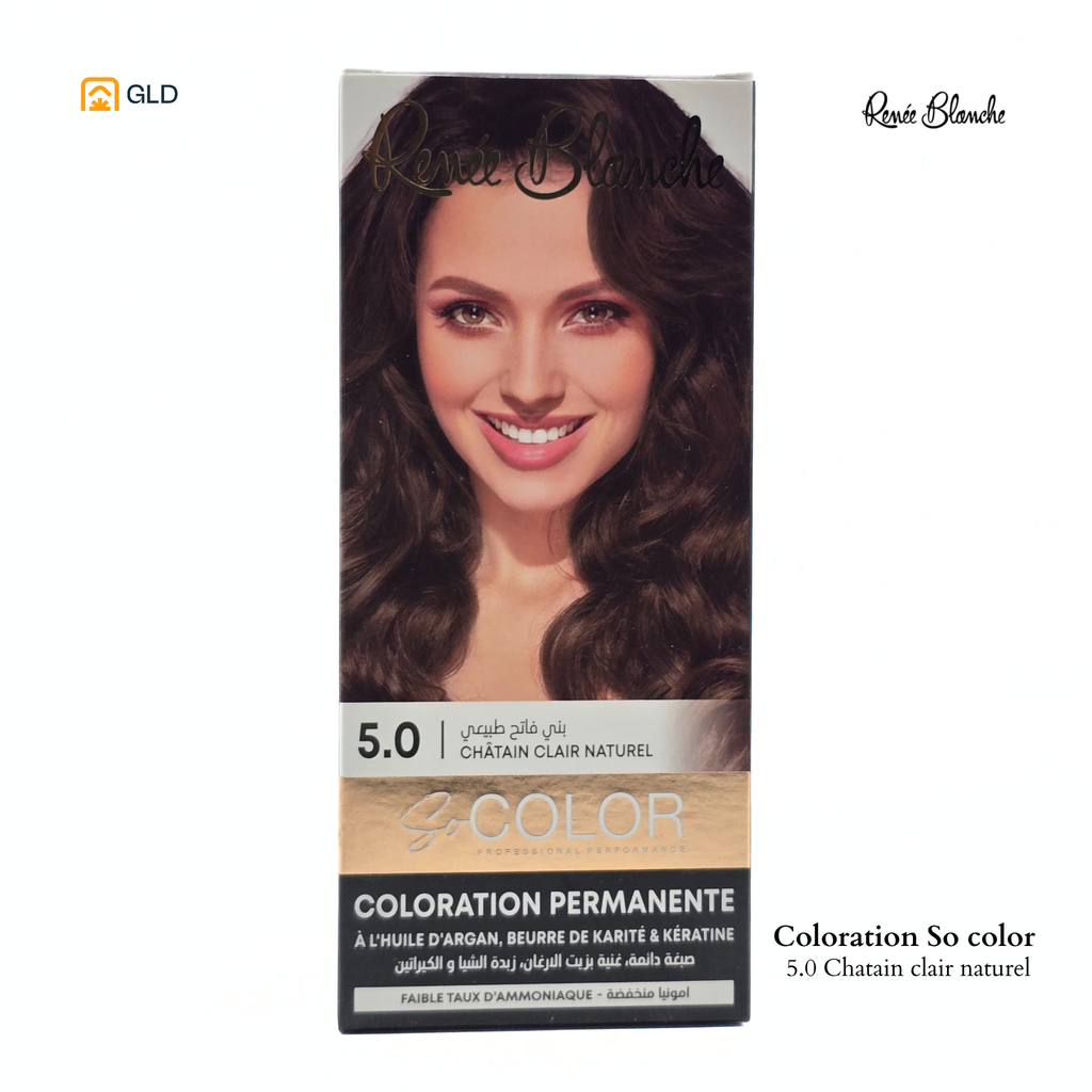Coloration Capillaire So Color 5.0 Chatain clair Naturel