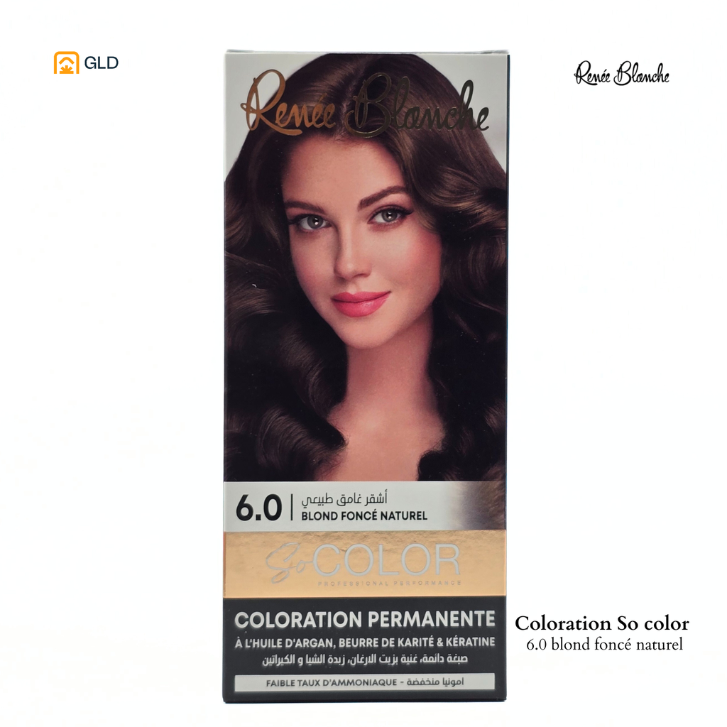 Coloration Capillaire So Color 6.0 Blond Foncé Naturel