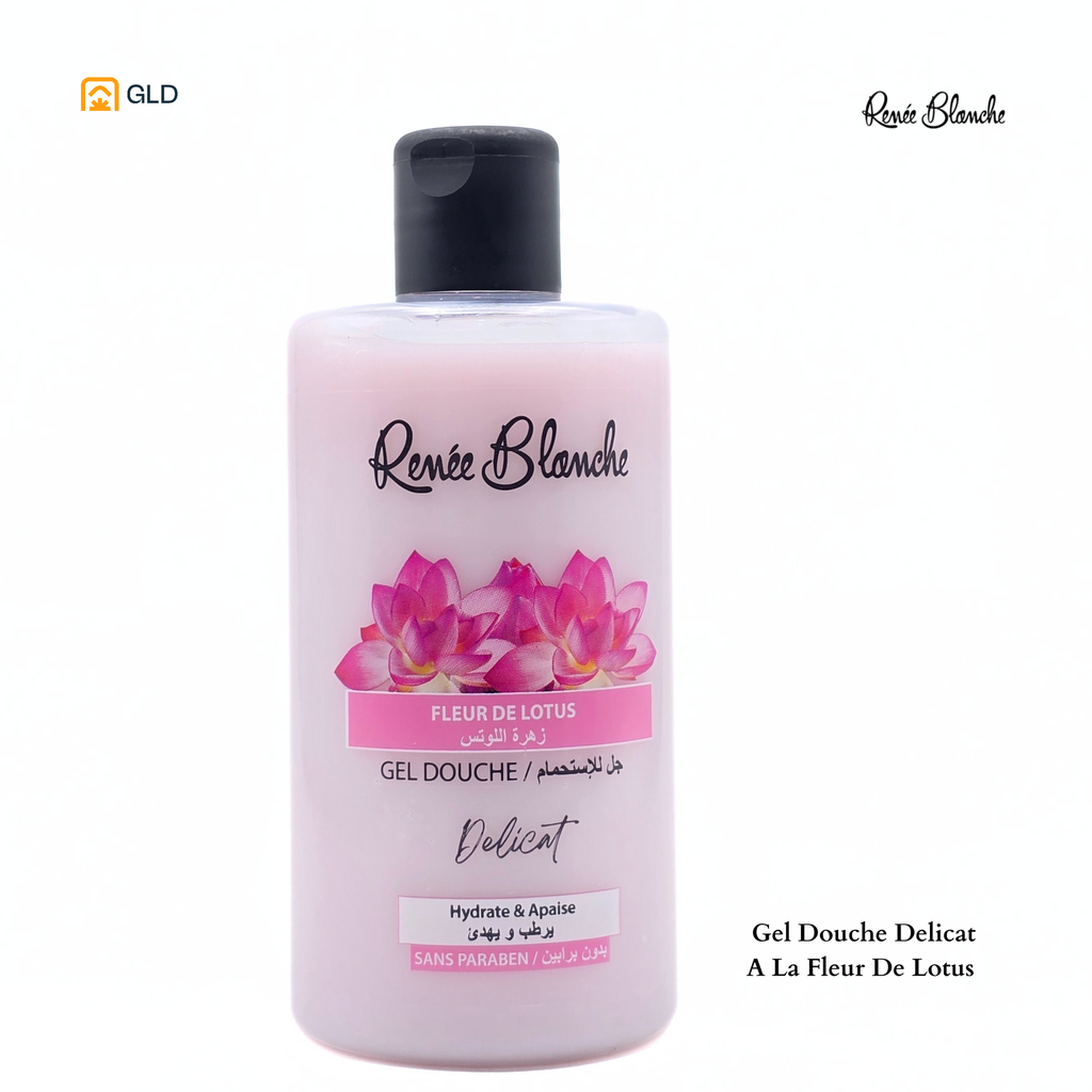 Gel Douche Renée Blanche Delicat A La Fleur De Lotus