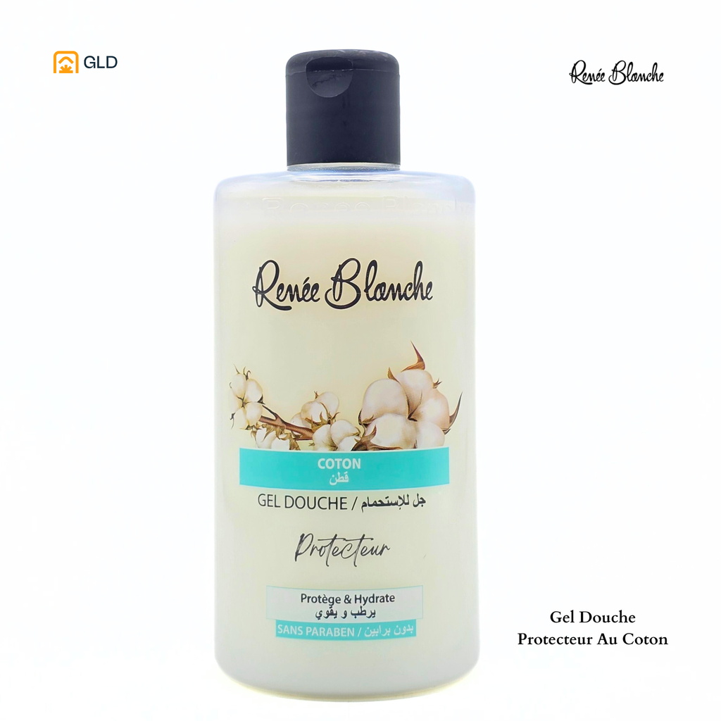 Gel Douche Renée Blanche Protecteur Au Coton