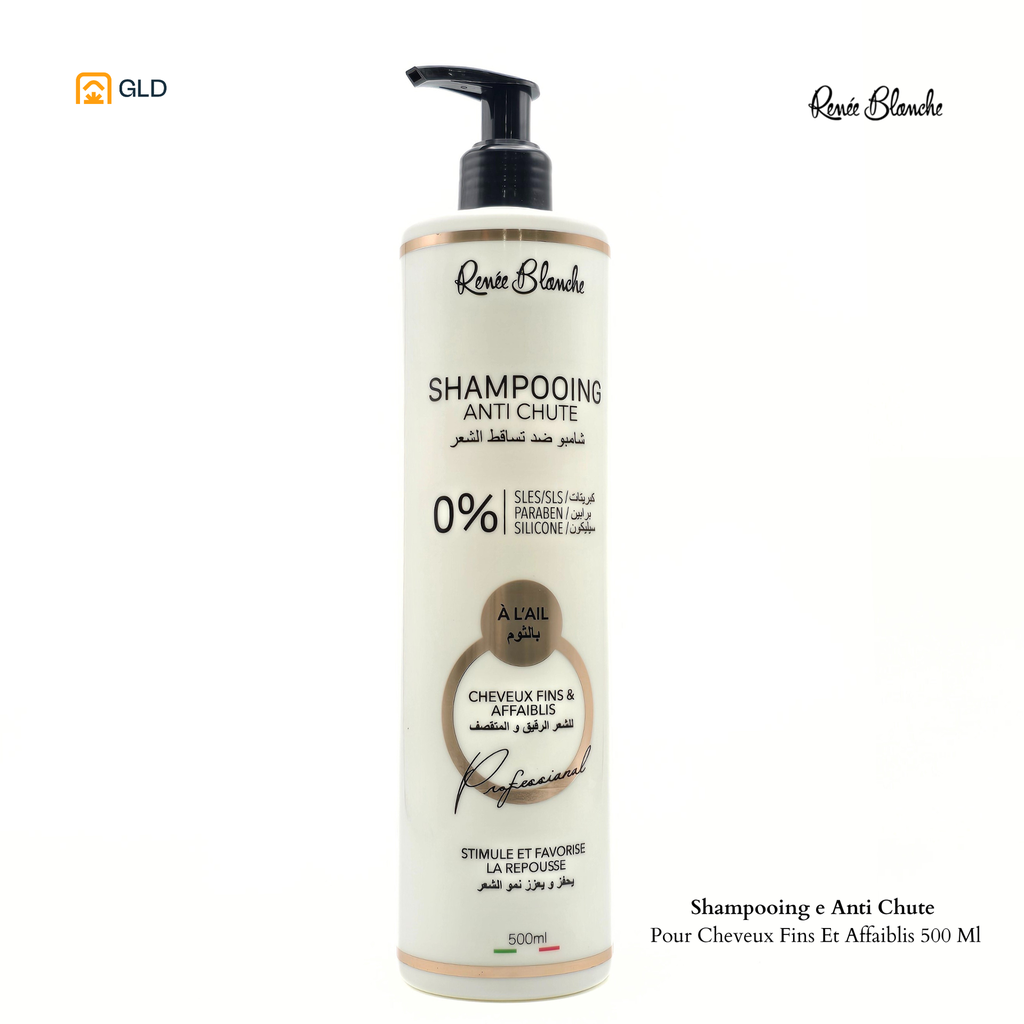 Shampooing Renée Blanche Anti Chute Pour  Cheveux Fins Et Affaiblis 500 Ml