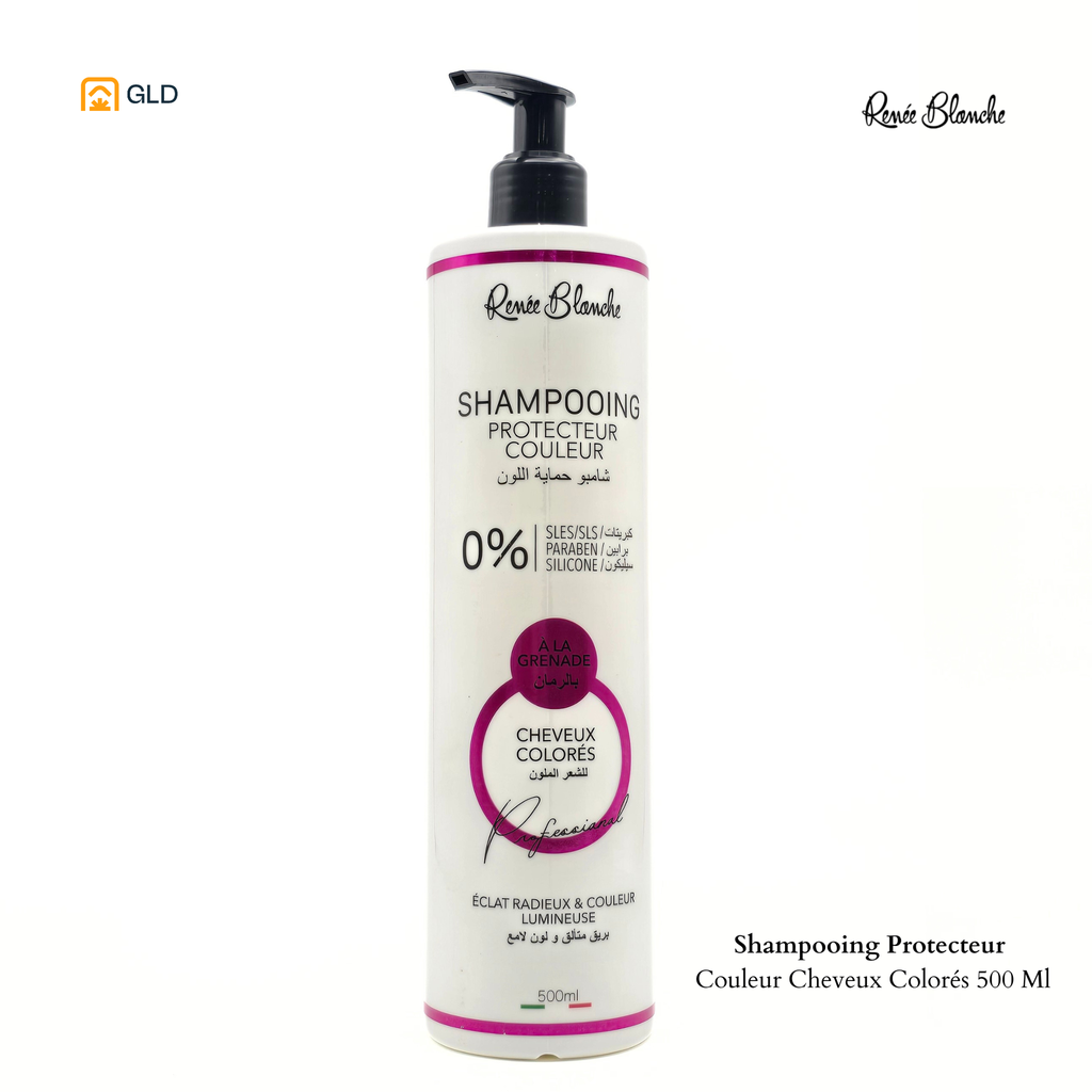 Shampooing Renée Blanche Protecteur Couleur Pour Cheveux Colorés 500 Ml