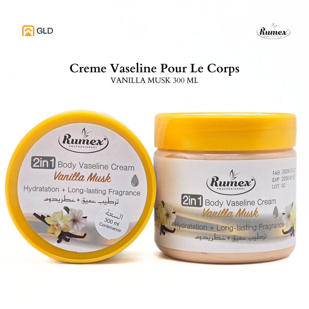 Vaseline Rumex Vanilla Musk 2en1 300 Ml